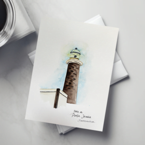 Lámina Faro Punta Jandía Fuerteventura