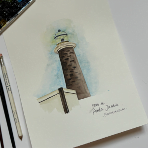 Lámina faro punta jandía Fuerteventura