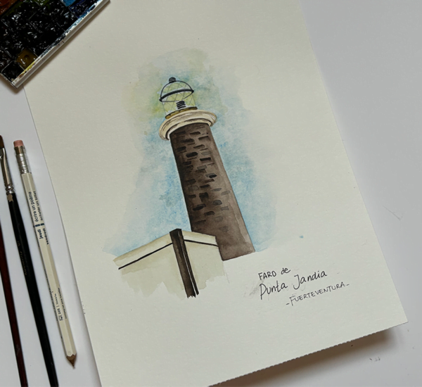 Lámina faro punta jandía Fuerteventura