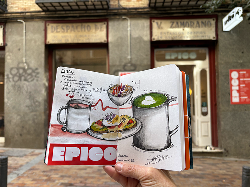 Epico cafeterías de especialidad Malasaña - Ilustradas
